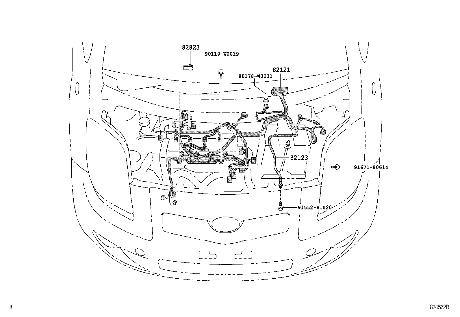  YARIS FRP |  WIRING CLAMP