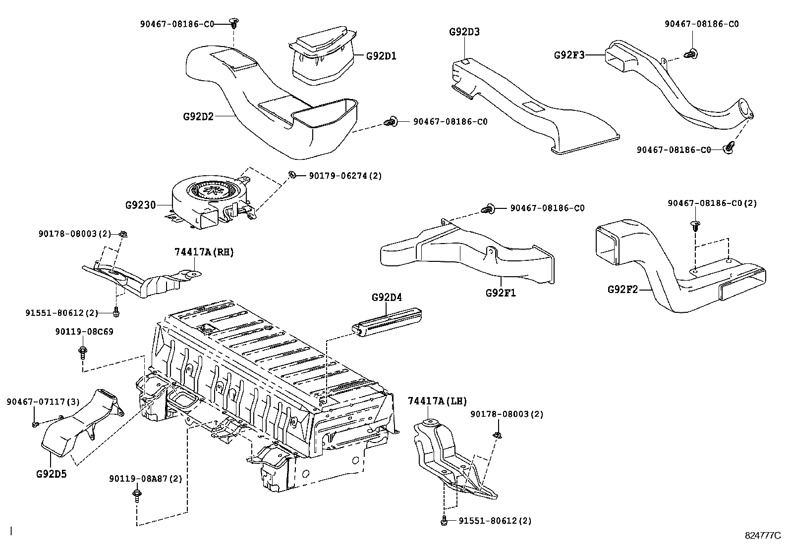  GS450H |  BATTERY BATTERY CABLE