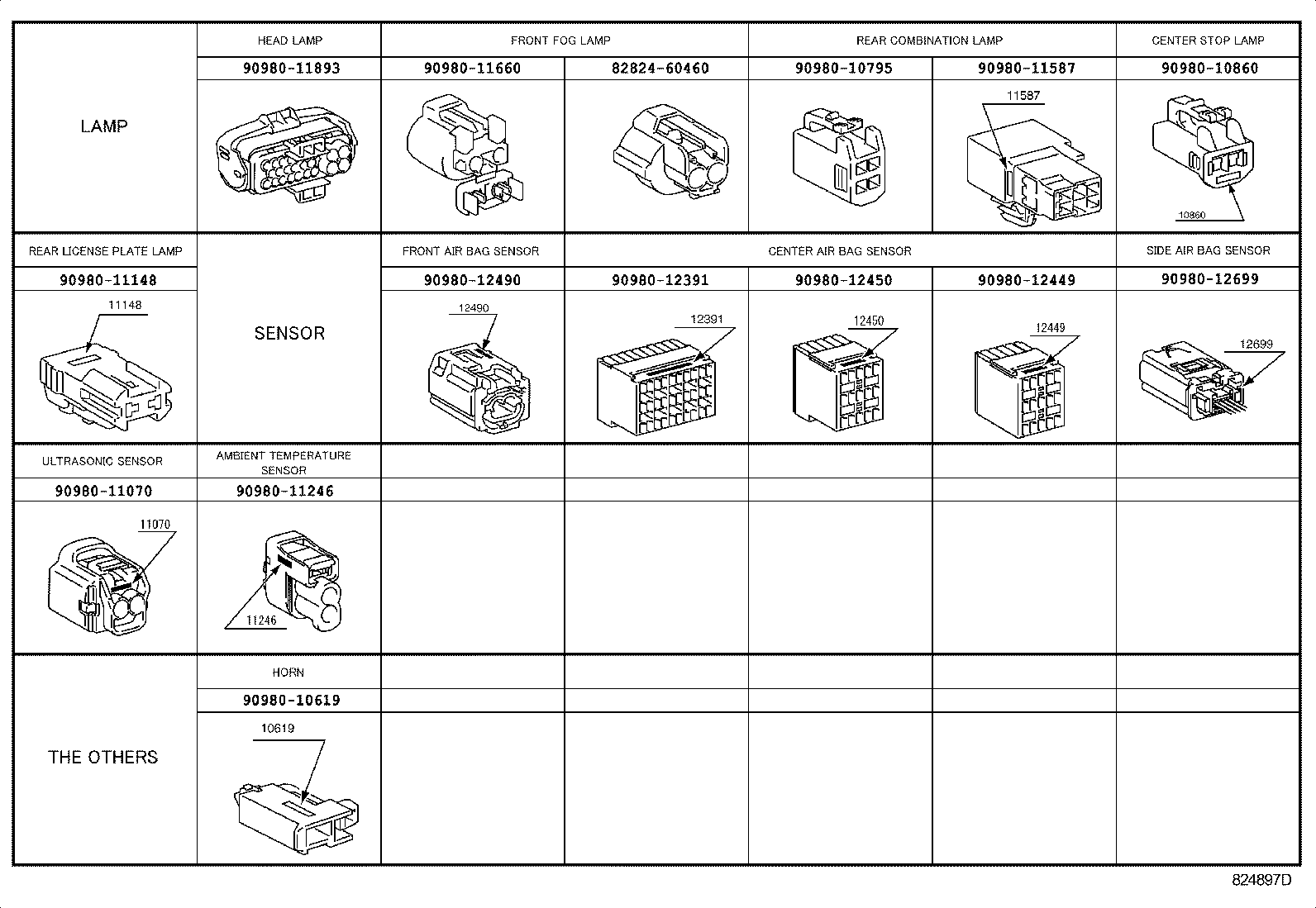  IS250 350 |  WIRING CLAMP