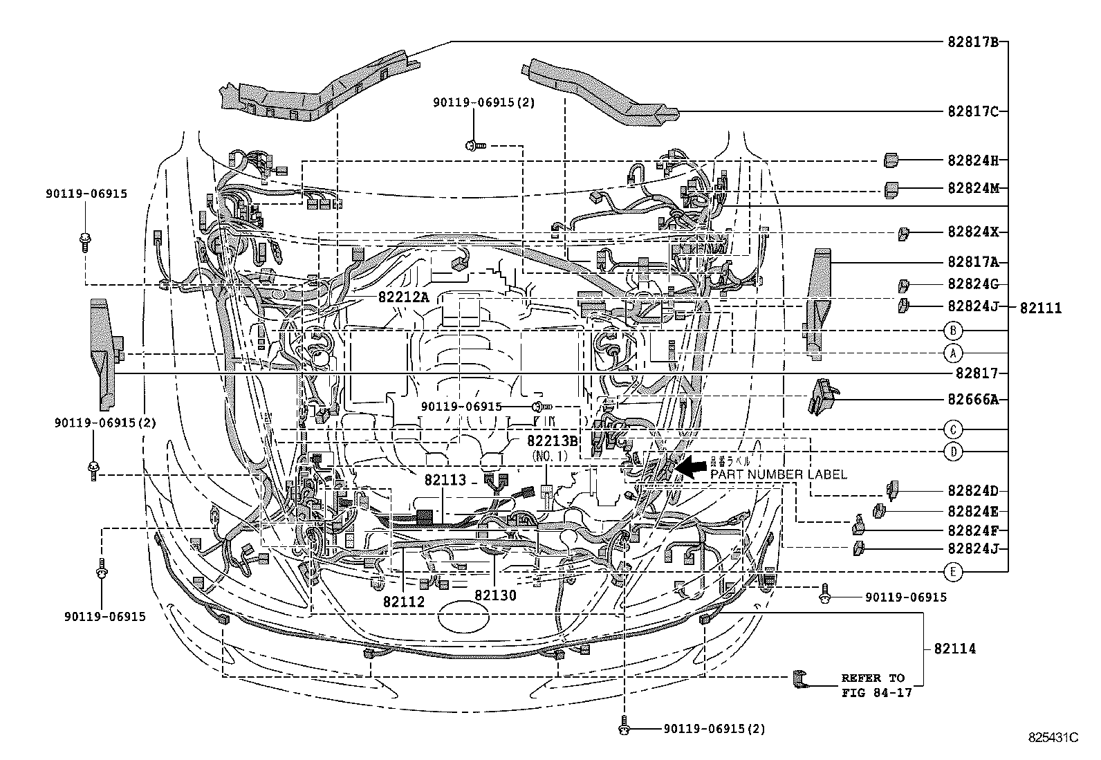  LS600HL |  WIRING CLAMP