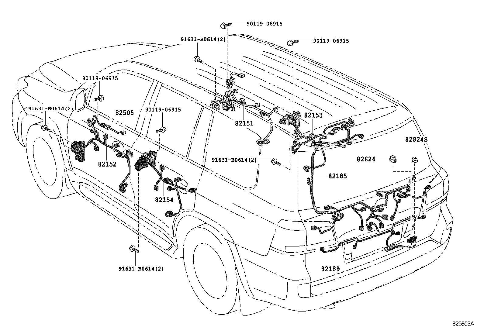  LX570 |  WIRING CLAMP