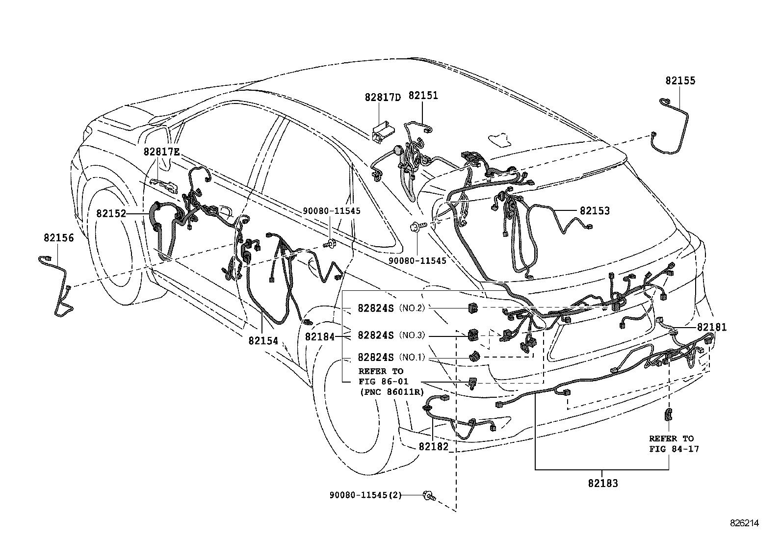  RX350 450H |  WIRING CLAMP