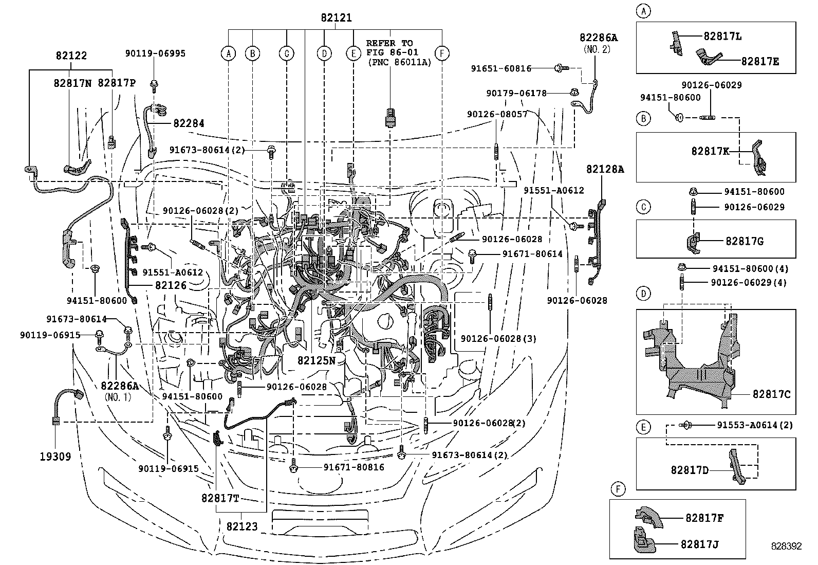  IS F |  WIRING CLAMP