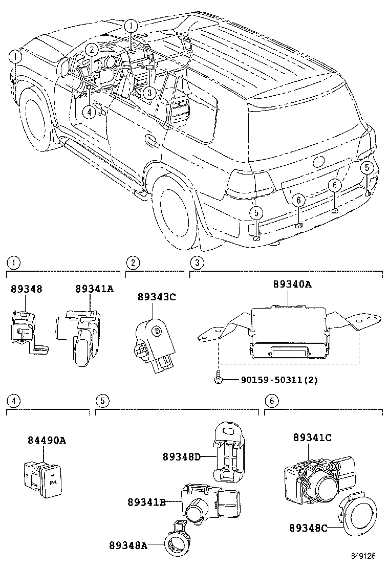  LAND CRUISER 200 |  CLEARANCE BACK SONAR