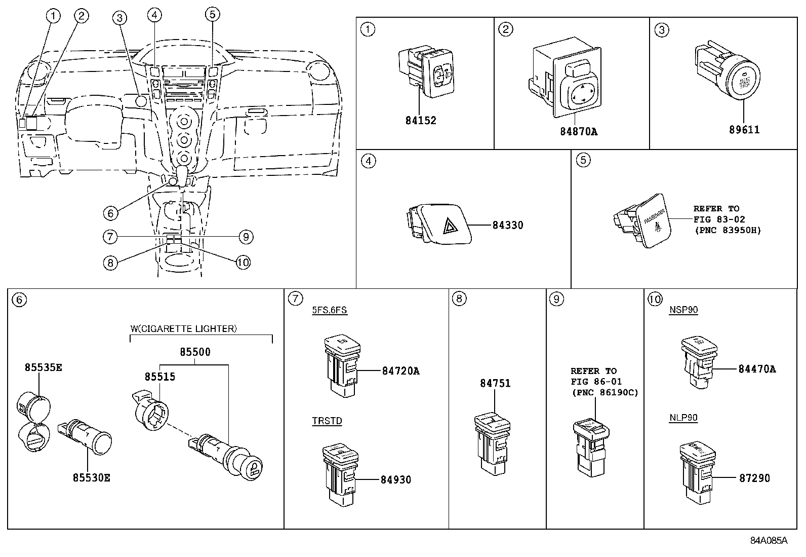  YARIS FRP |  SWITCH RELAY COMPUTER