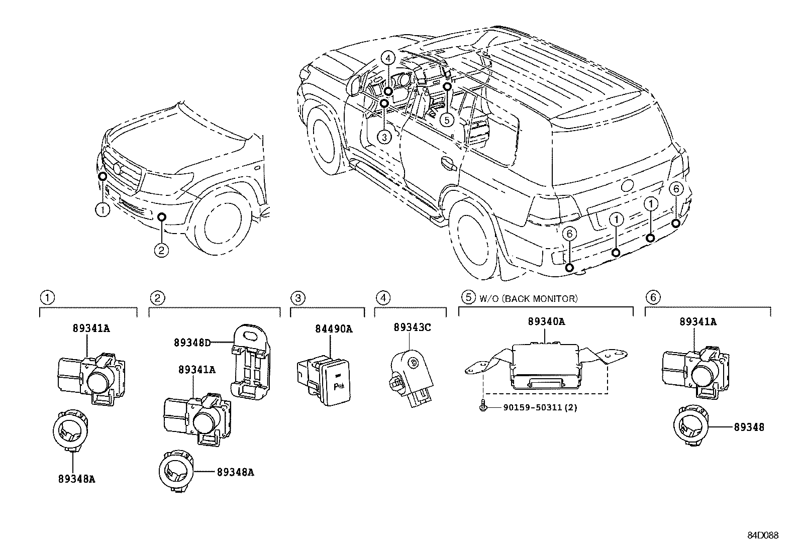  LAND CRUISER 200 |  CLEARANCE BACK SONAR