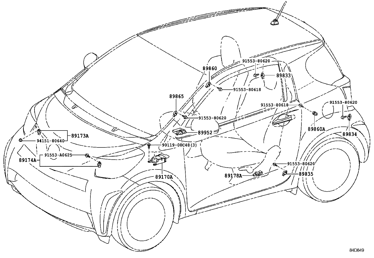  SCION IQ EV |  AIR BAG