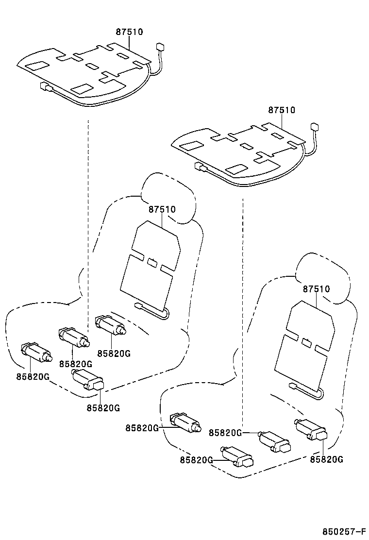  ES300 |  SEAT MOTOR SEAT HEATER