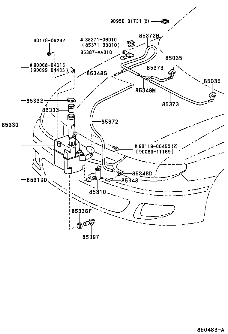  ES300 |  WINDSHIELD WASHER