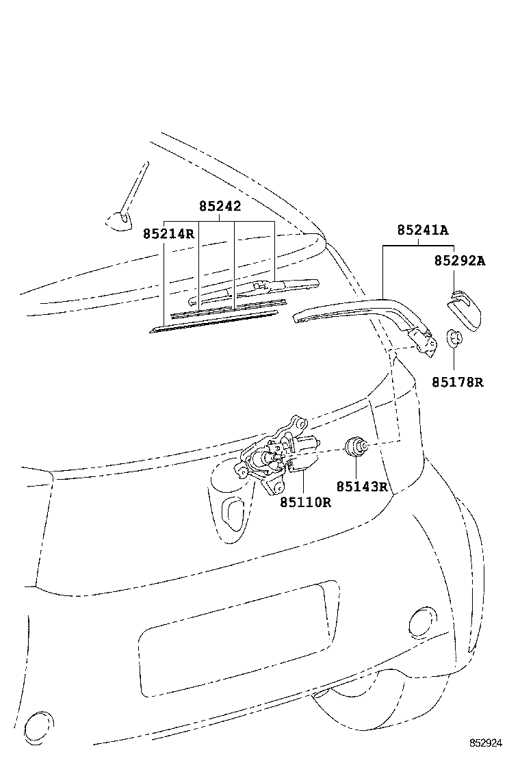  SCION IQ EV |  REAR WIPER