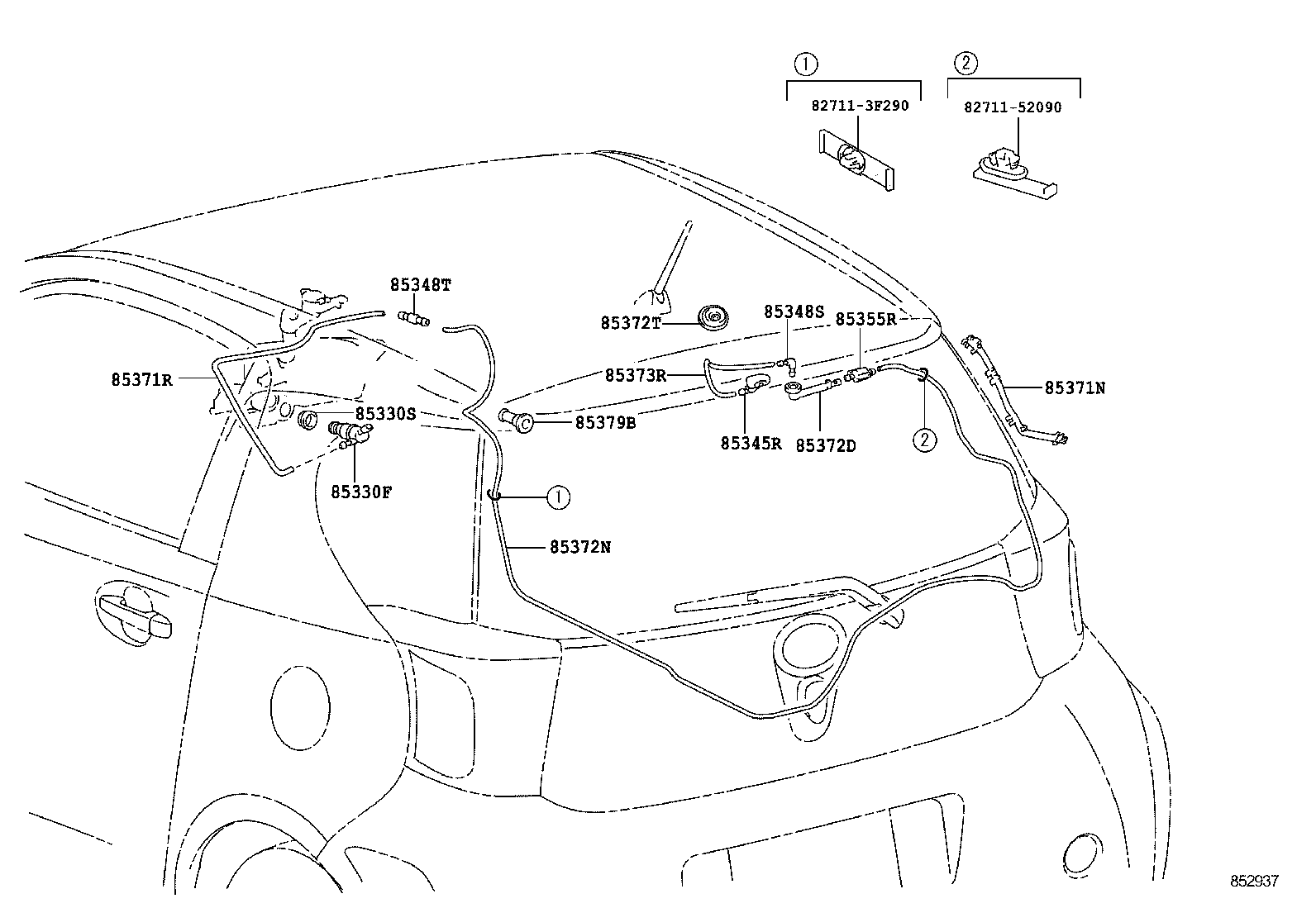 SCION IQ EV |  REAR WASHER