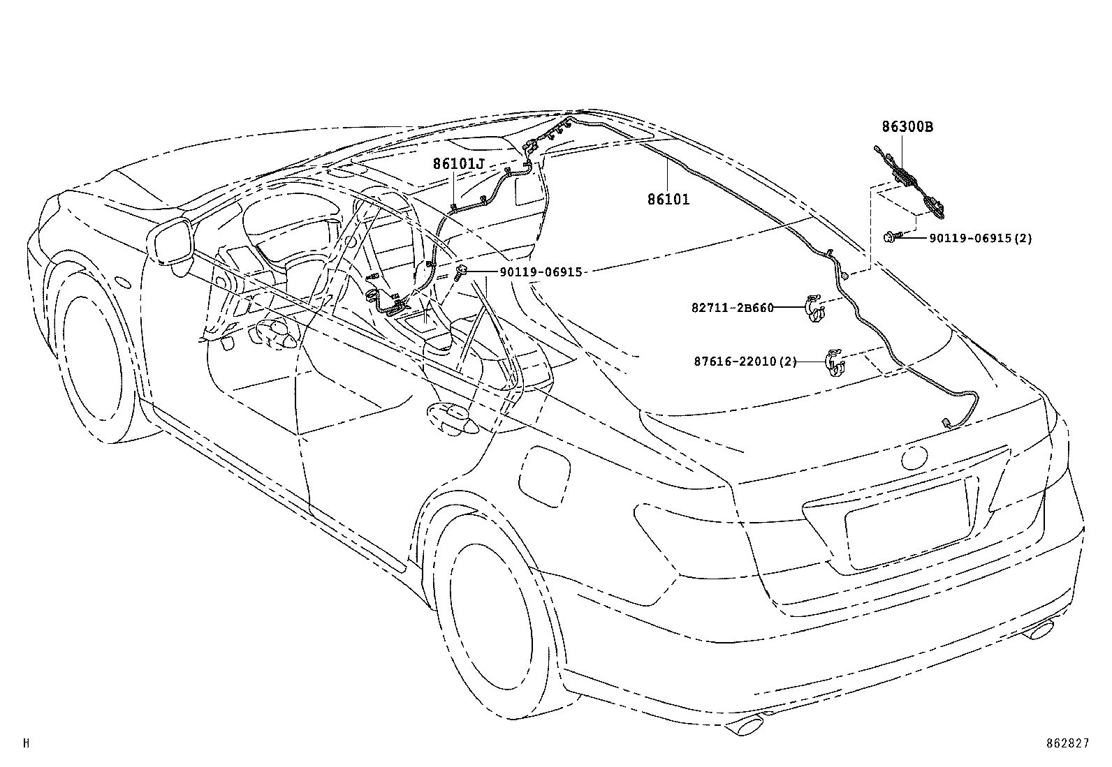  ES350 |  ANTENNA