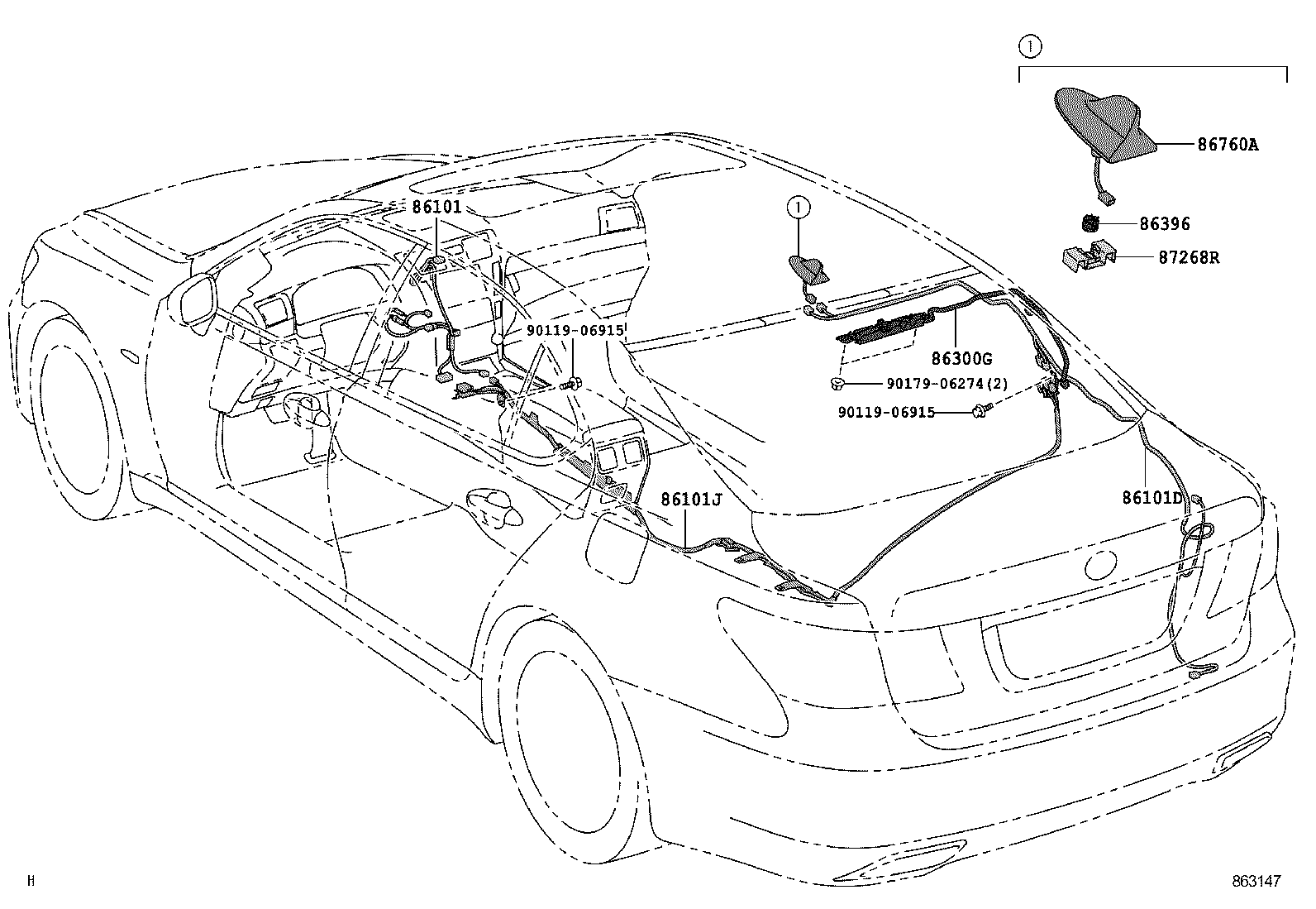  LS600HL |  ANTENNA