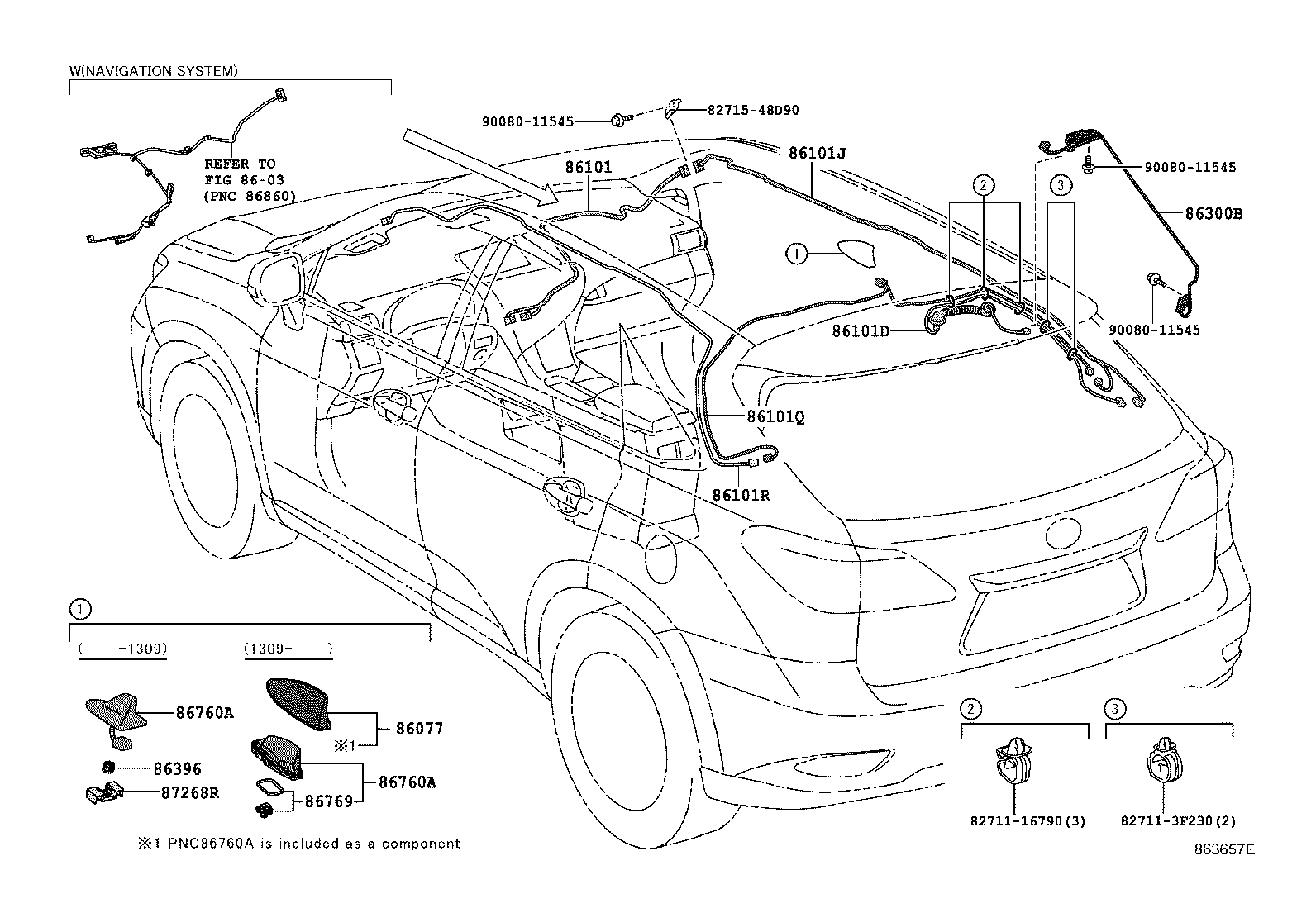  RX350 450H |  ANTENNA