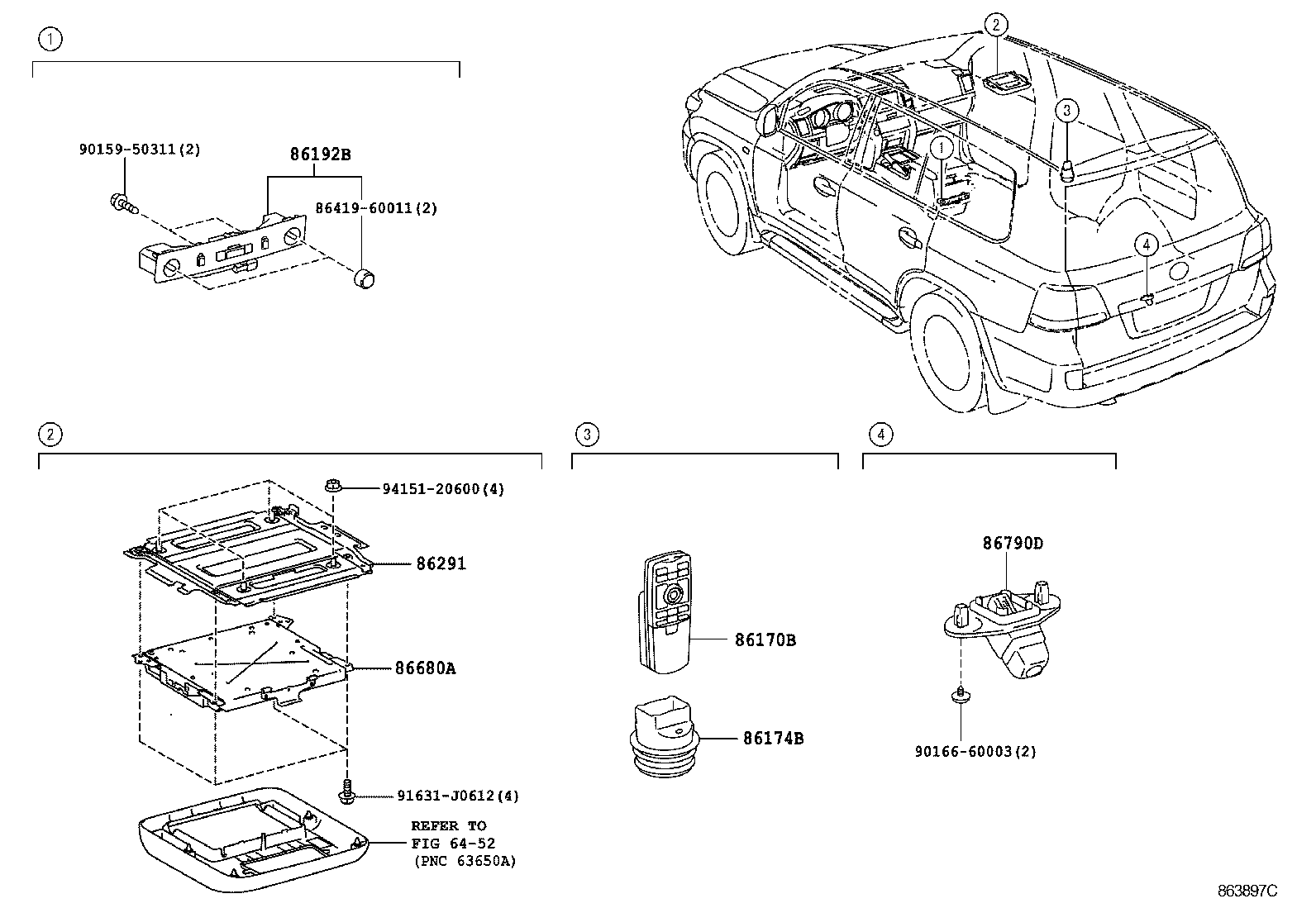  LAND CRUISER 200 |  REAR MONITOR DISPLAY CAMERA