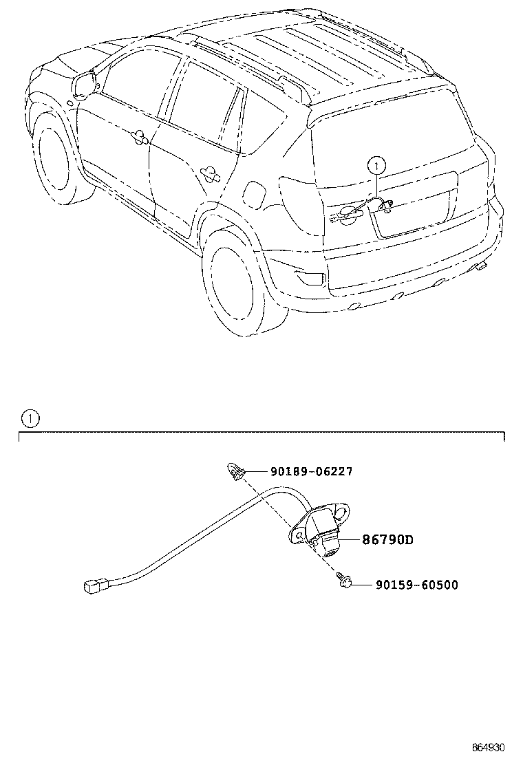  RAV4 EV |  REAR MONITOR DISPLAY CAMERA