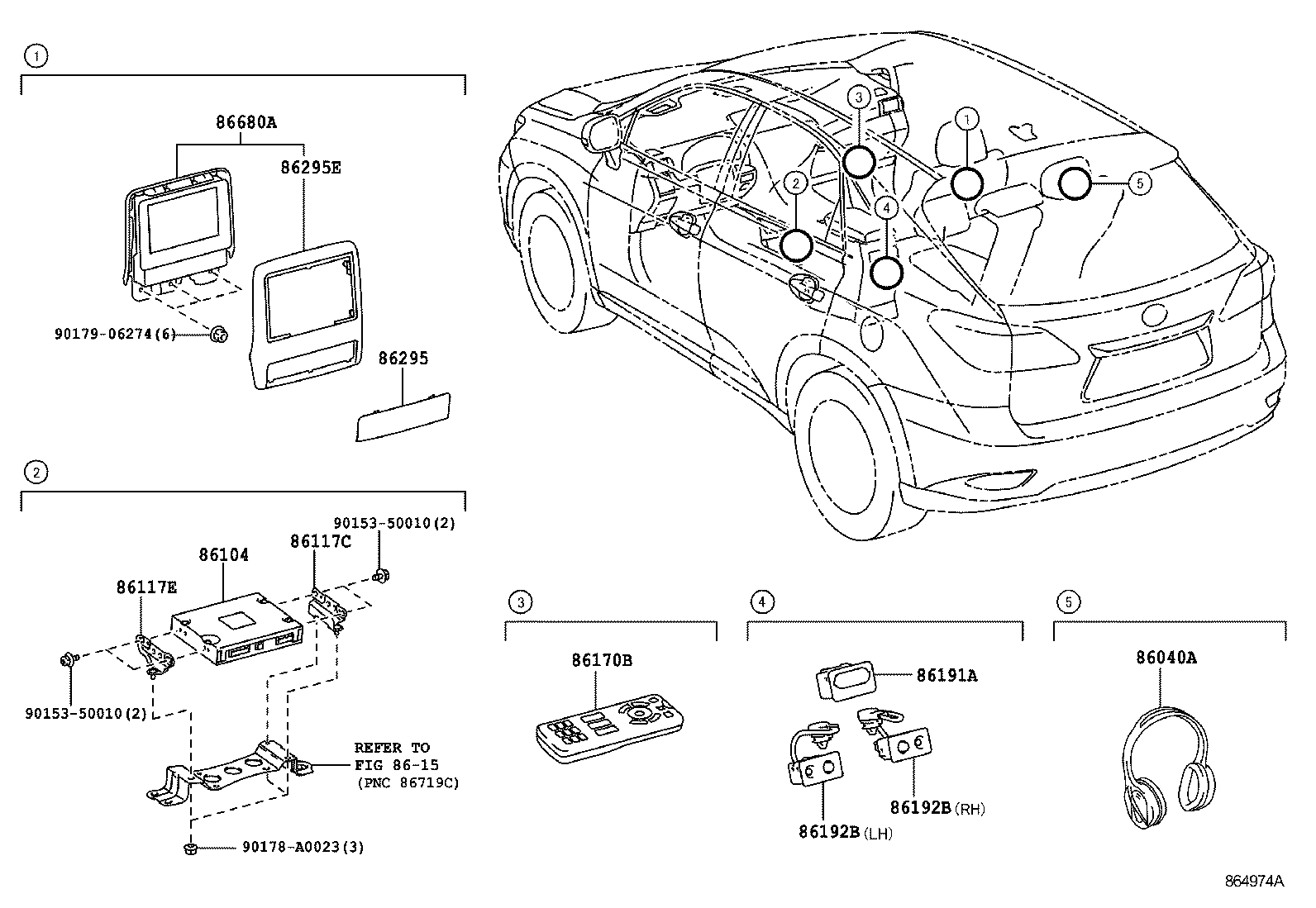  RX350 450H |  REAR MONITOR DISPLAY CAMERA