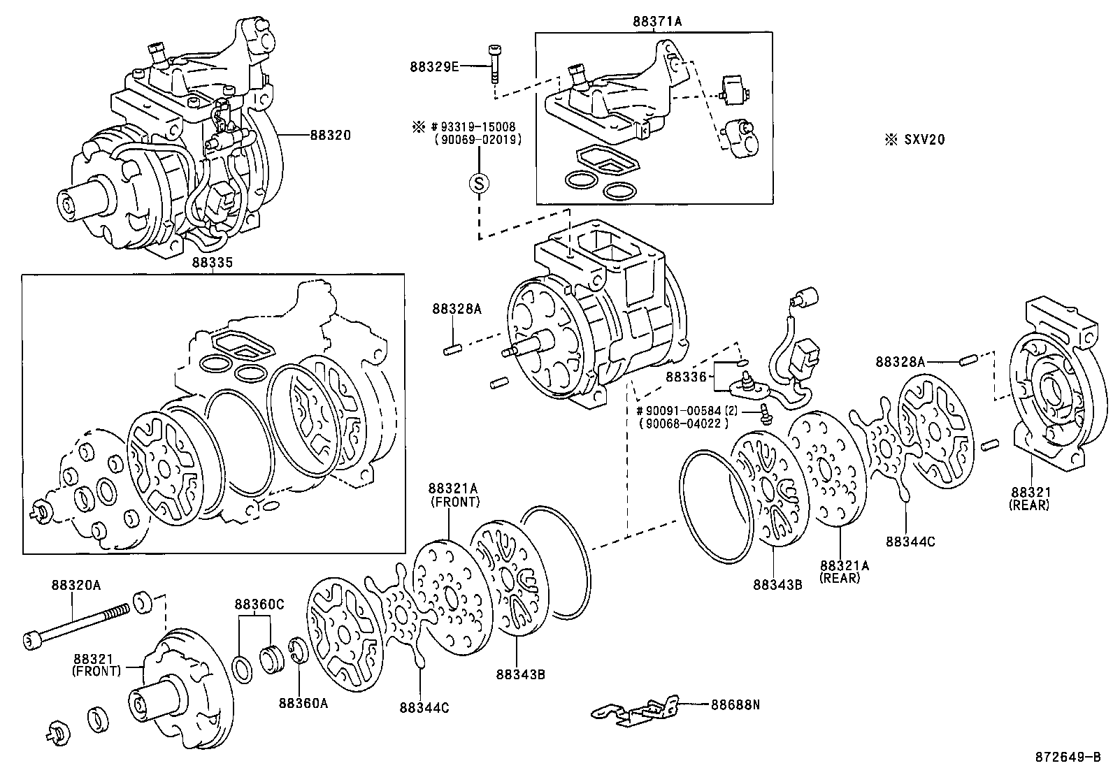  ES300 |  HEATING AIR CONDITIONING COMPRESSOR