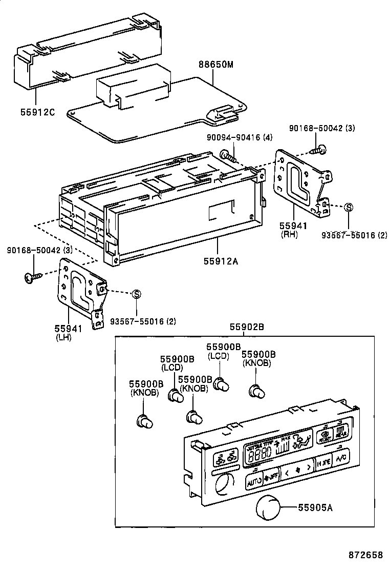  ES300 |  HEATING AIR CONDITIONING CONTROL AIR DUCT