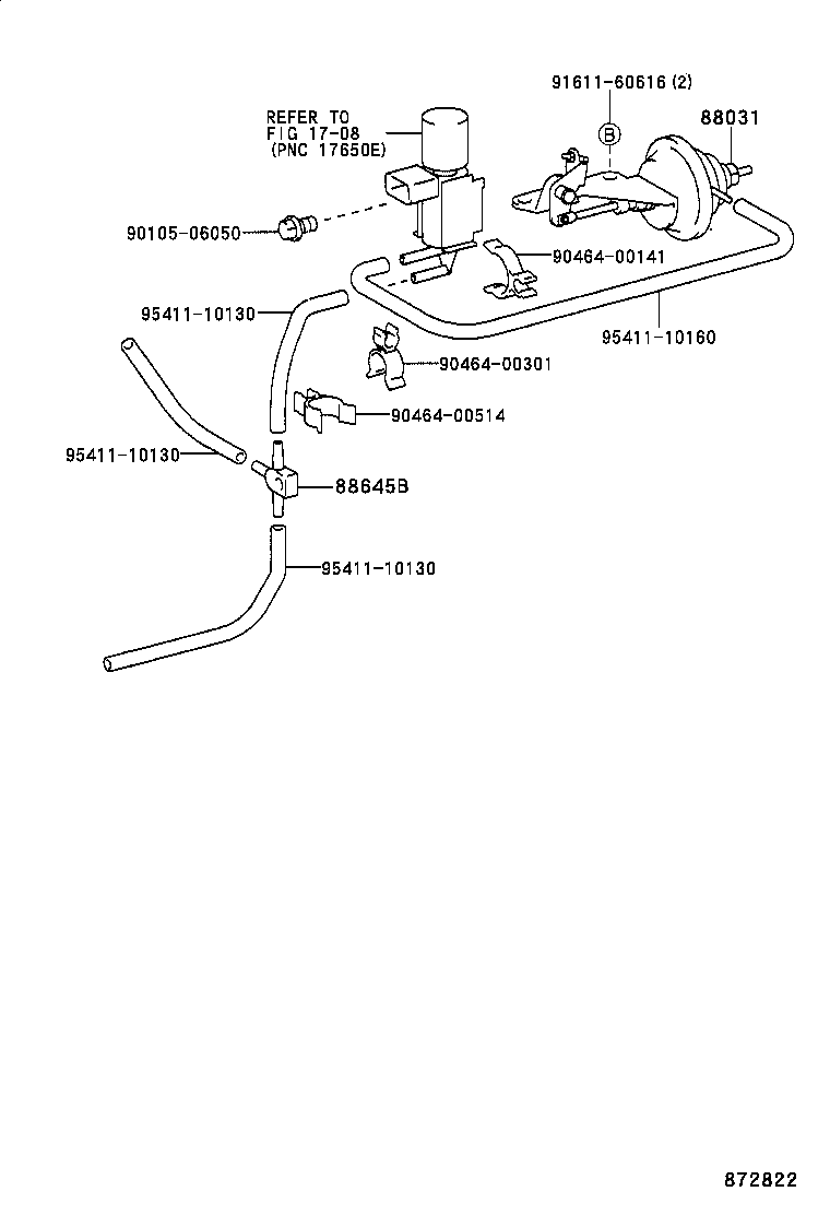  LAND CRUISER 70 |  HEATING AIR CONDITIONING VACUUM PIPING