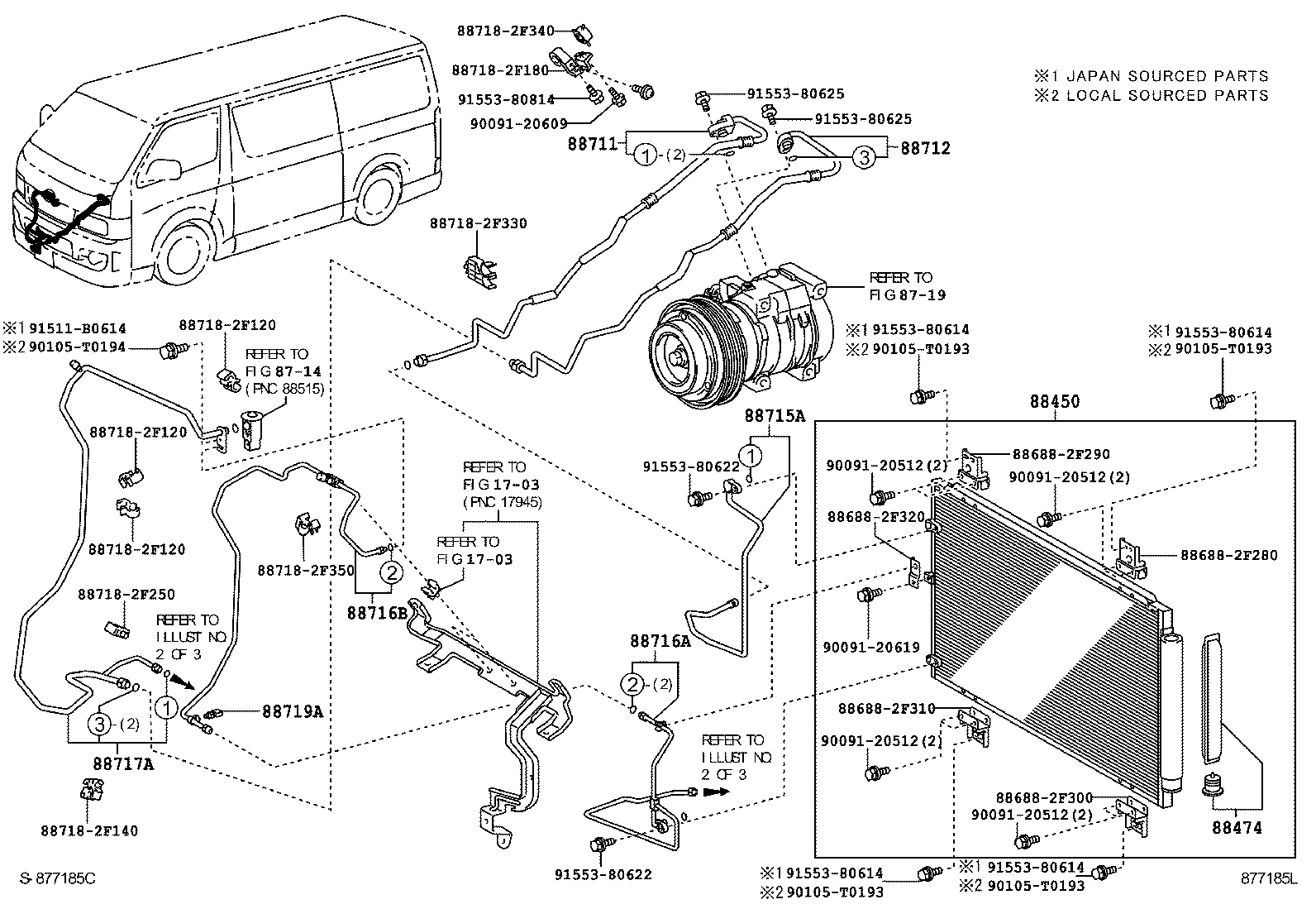  HIACE |  HEATING AIR CONDITIONING COOLER PIPING