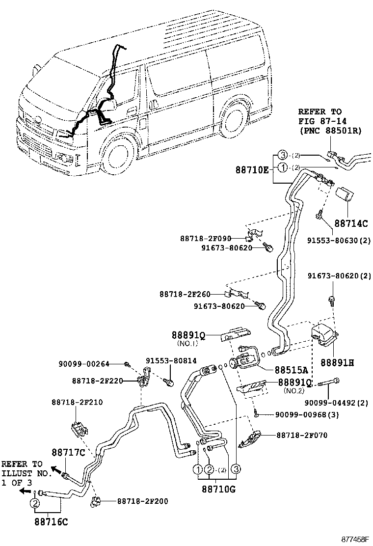  HIACE |  HEATING AIR CONDITIONING COOLER PIPING