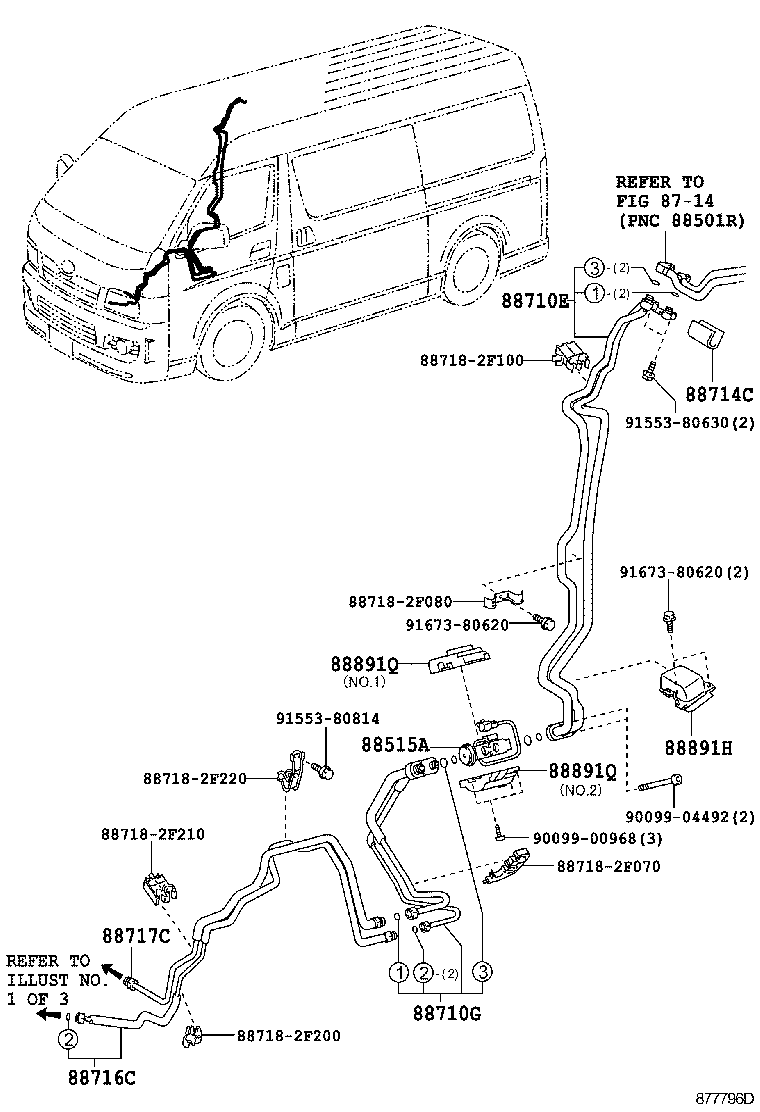  HIACE |  HEATING AIR CONDITIONING COOLER PIPING