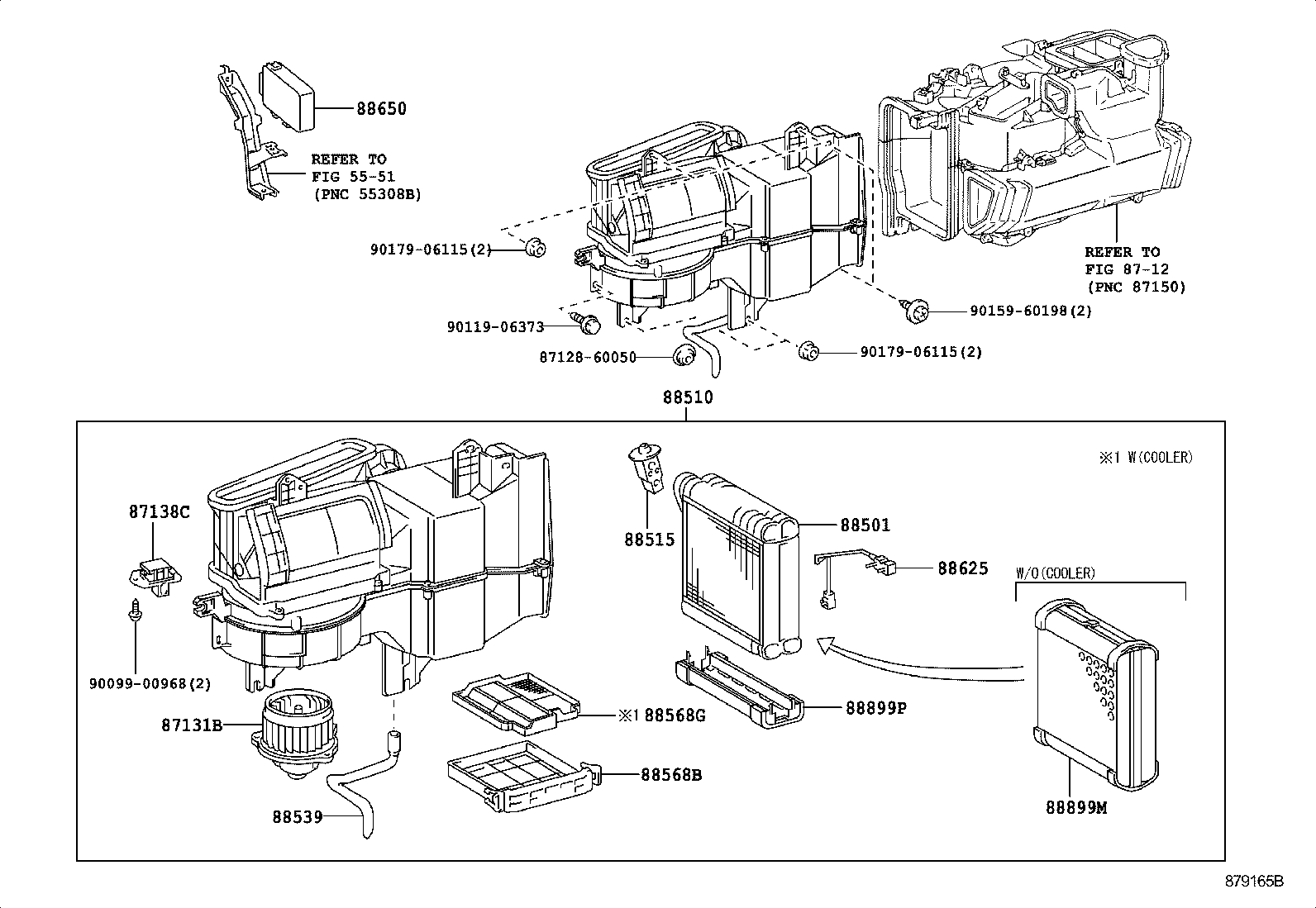  LAND CRUISER 70 |  HEATING AIR CONDITIONING COOLER UNIT