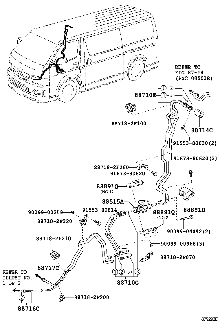  HIACE |  HEATING AIR CONDITIONING COOLER PIPING