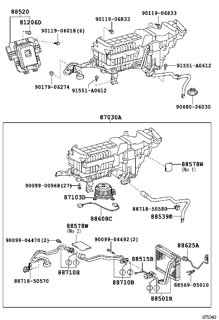  LS600HL |  HEATING AIR CONDITIONING COOLER UNIT