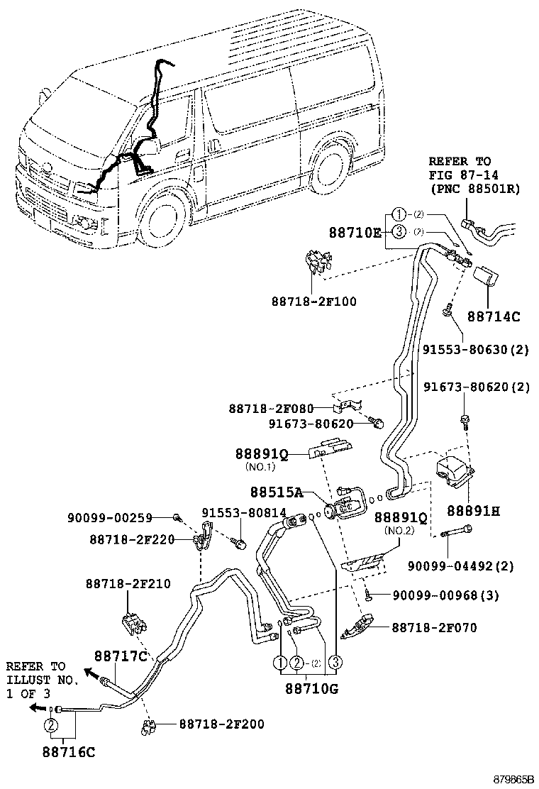  HIACE |  HEATING AIR CONDITIONING COOLER PIPING