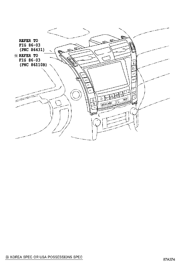  LS600HL |  HEATING AIR CONDITIONING CONTROL AIR DUCT