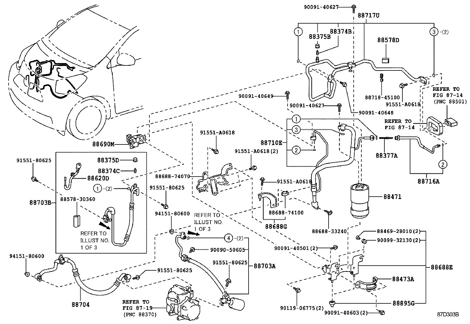  SCION IQ EV |  HEATING AIR CONDITIONING COOLER PIPING