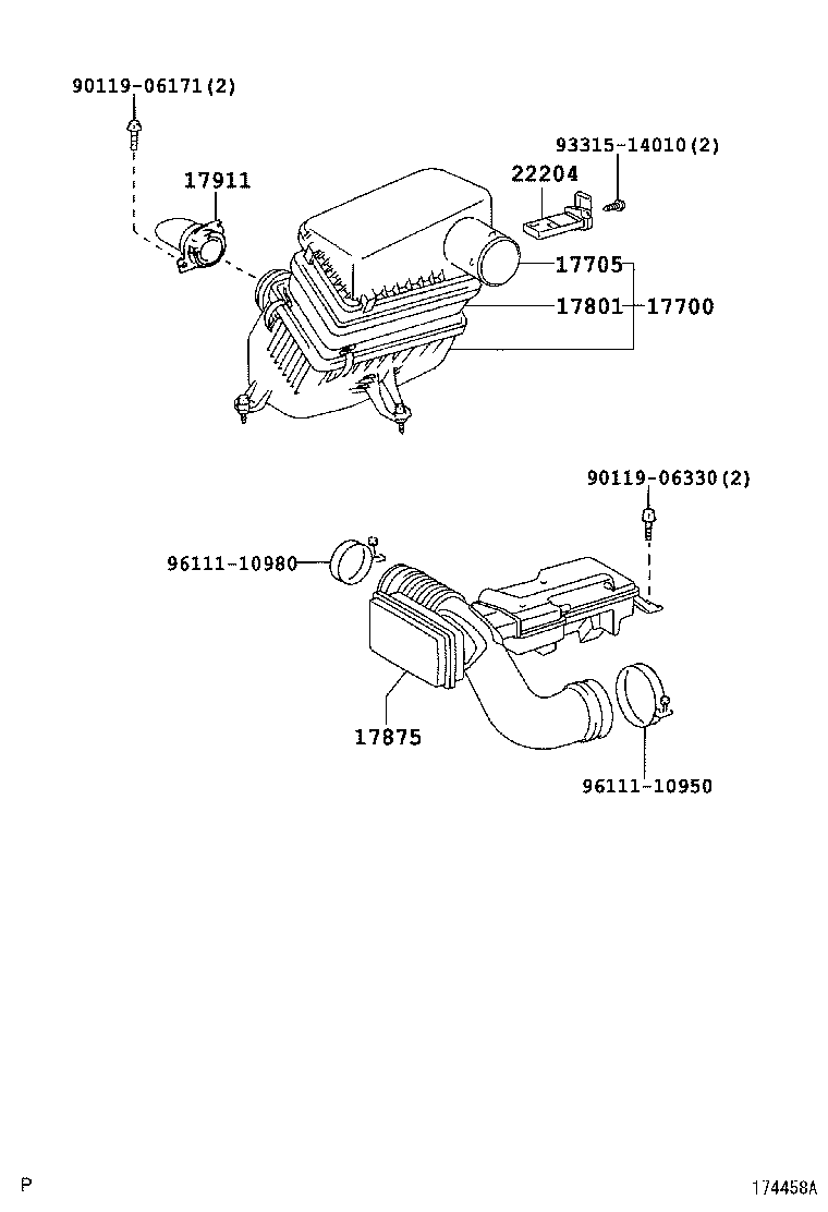  LAND CRUISER 100 |  AIR CLEANER