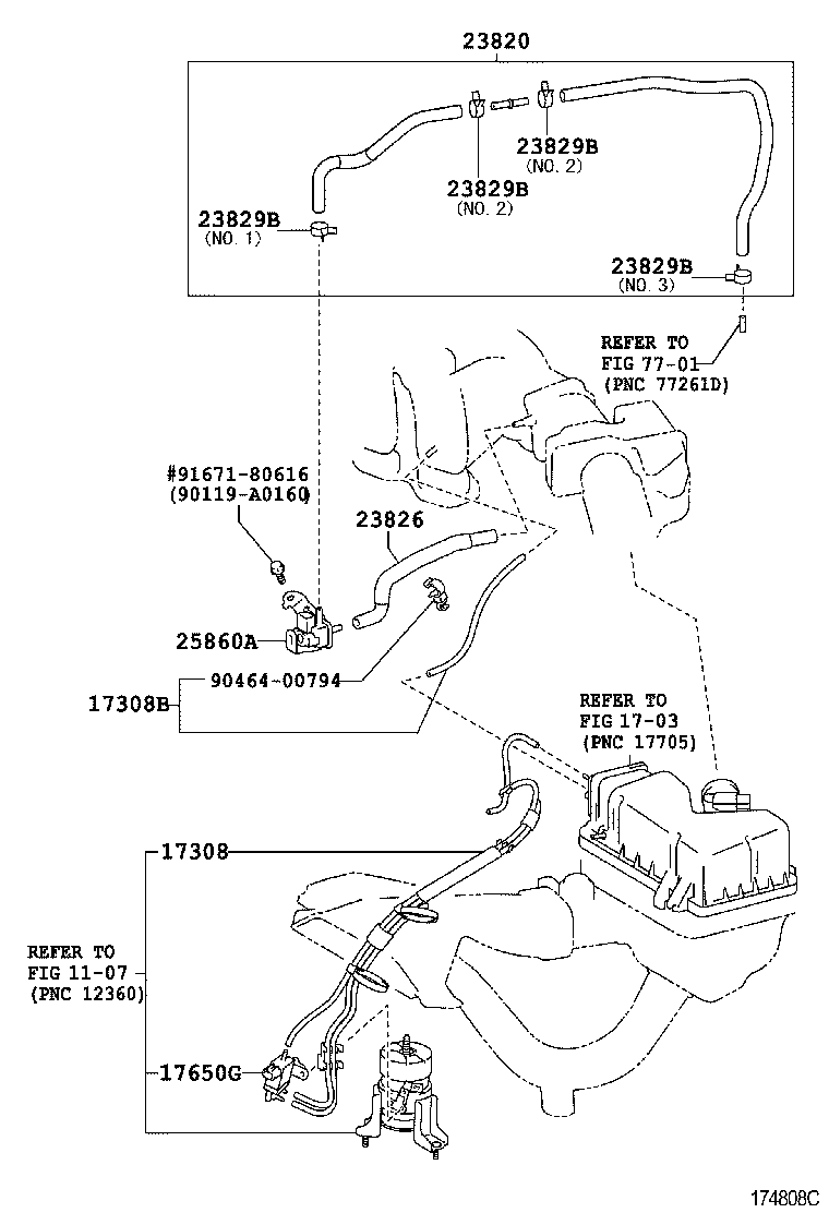  RX330 350 NAP |  VACUUM PIPING