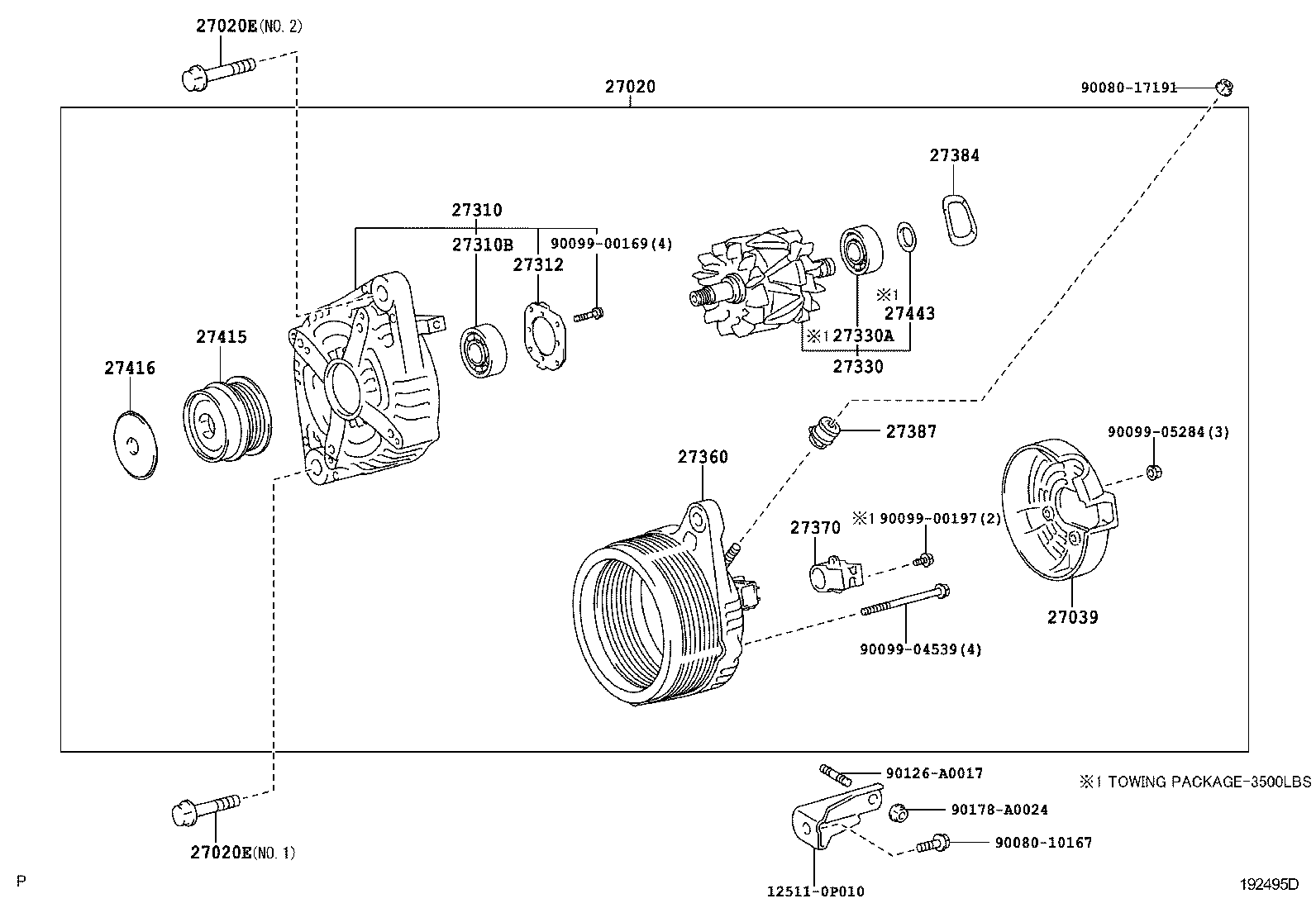  RX330 350 NAP |  ALTERNATOR