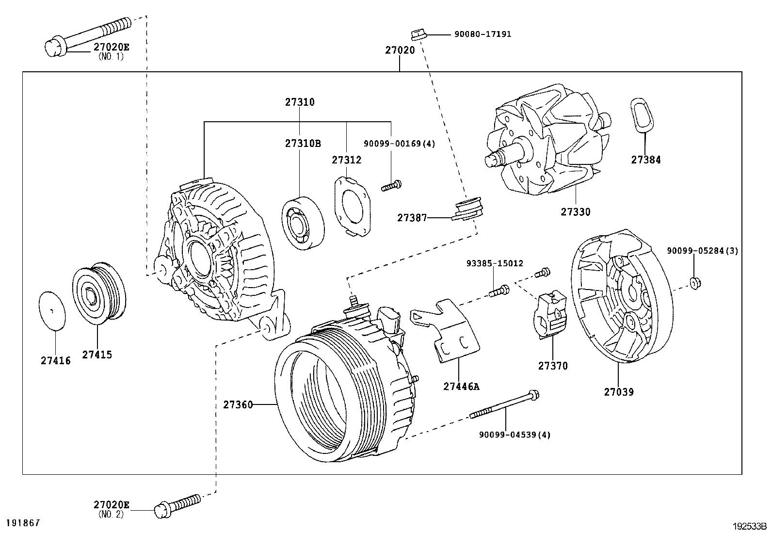  SOLARA |  ALTERNATOR