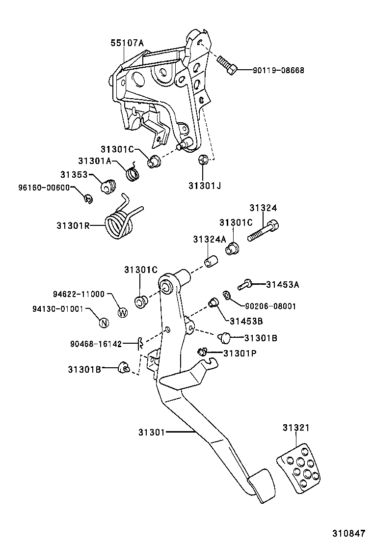  IS300 |  CLUTCH PEDAL FLEXIBLE HOSE