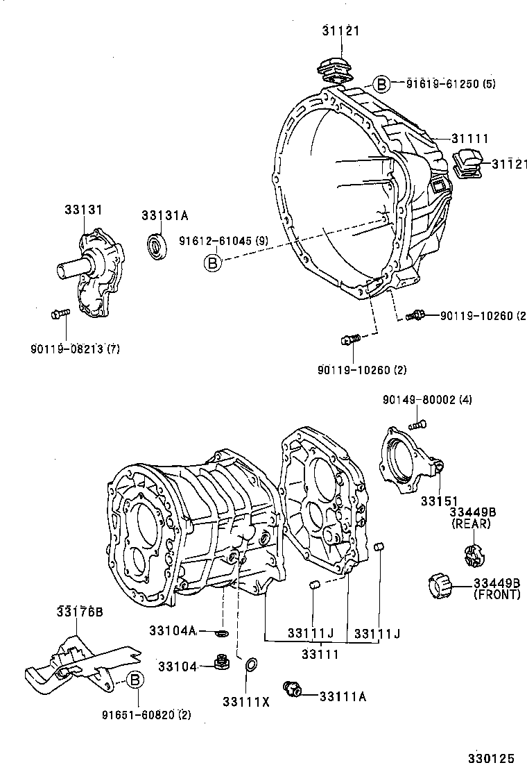  SC300 400 |  CLUTCH HOUSING TRANSMISSION CASE MTM