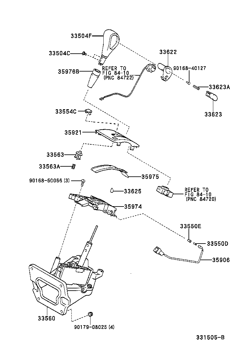  RX300 |  SHIFT LEVER RETAINER