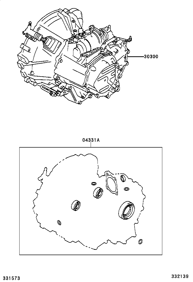  SOLARA |  TRANSAXLE OR TRANSMISSION ASSY GASKET KIT MTM