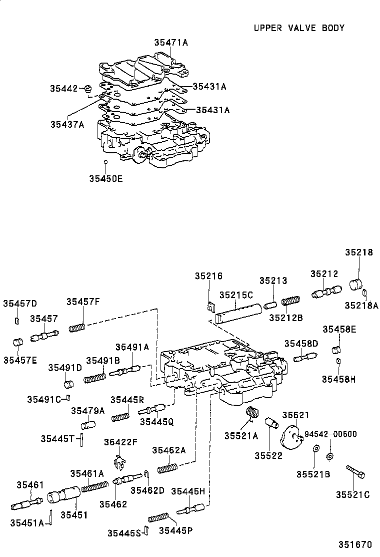  TERCEL |  VALVE BODY OIL STRAINER ATM