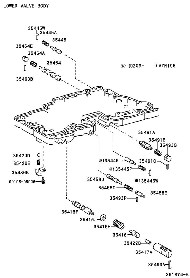  TACOMA |  VALVE BODY OIL STRAINER ATM