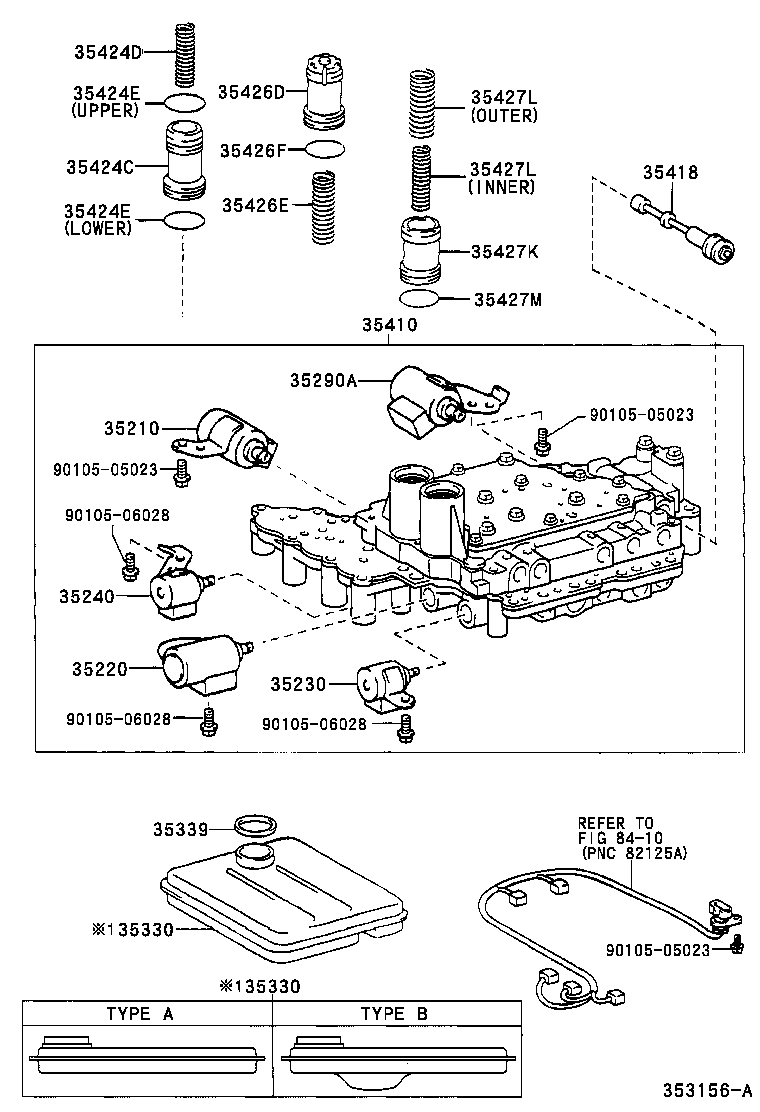  RX300 |  VALVE BODY OIL STRAINER ATM