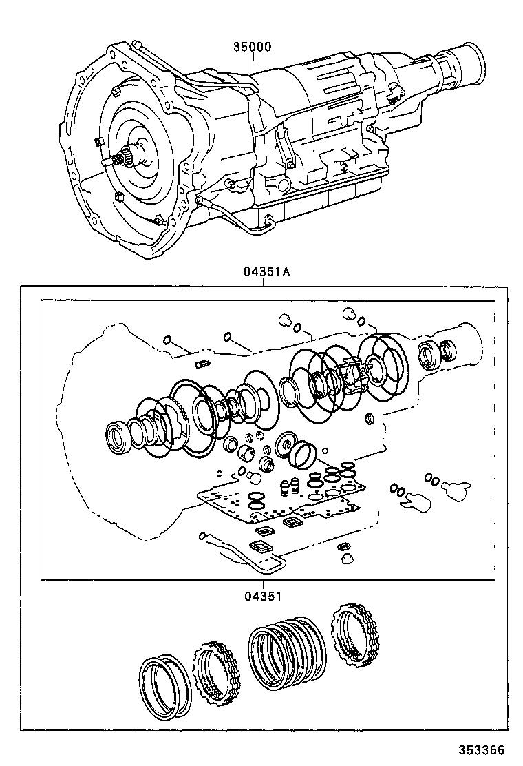  IS300 |  TRANSAXLE OR TRANSMISSION ASSY GASKET KIT ATM