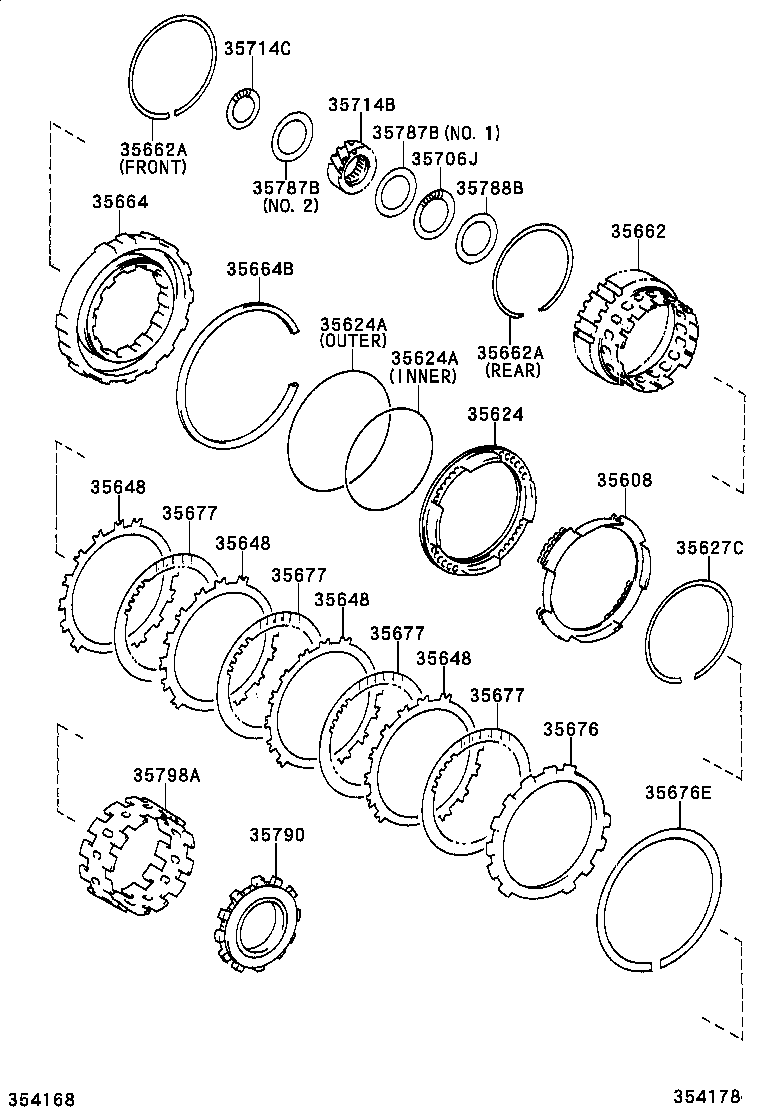  CAMRY JPP |  CENTER SUPPORT PLANETARY SUN GEAR ATM