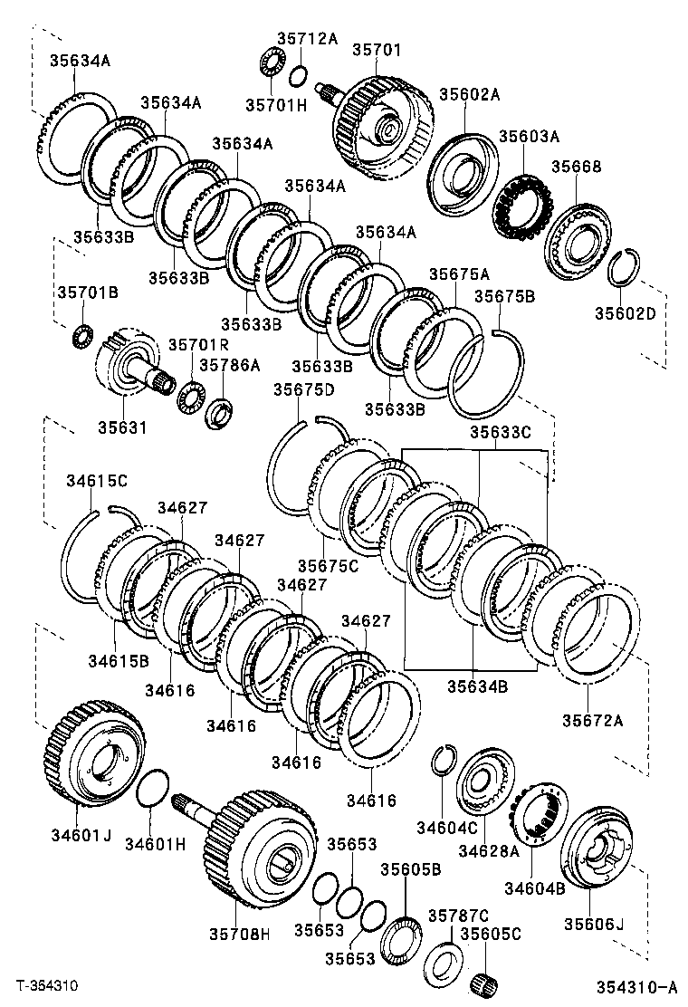  CAMRY JPP |  BRAKE BAND MULTIPLE DISC CLUTCH ATM