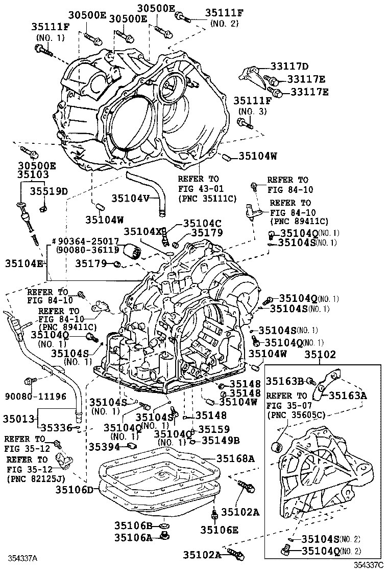  SOLARA |  TRANSMISSION CASE OIL PAN ATM