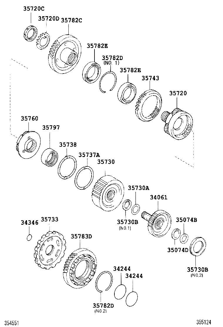  SOLARA |  PLANETARY GEAR REVERSE PISTON COUNTER GEAR ATM