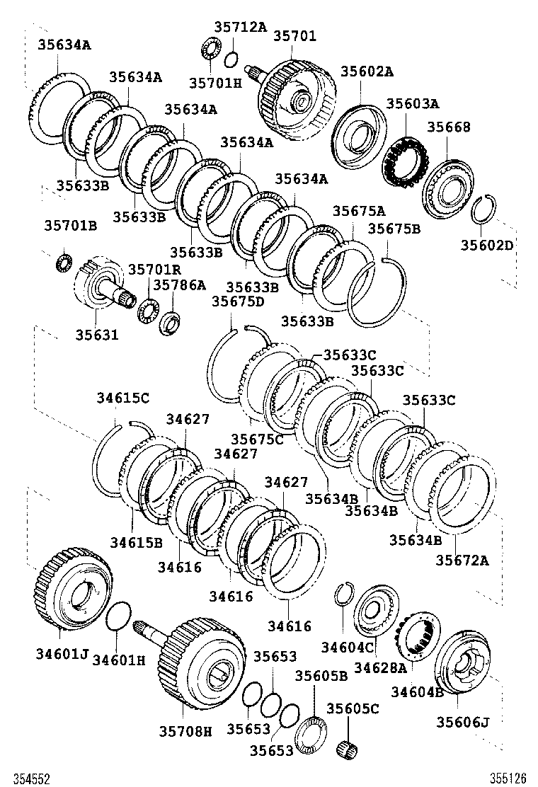  SOLARA |  BRAKE BAND MULTIPLE DISC CLUTCH ATM